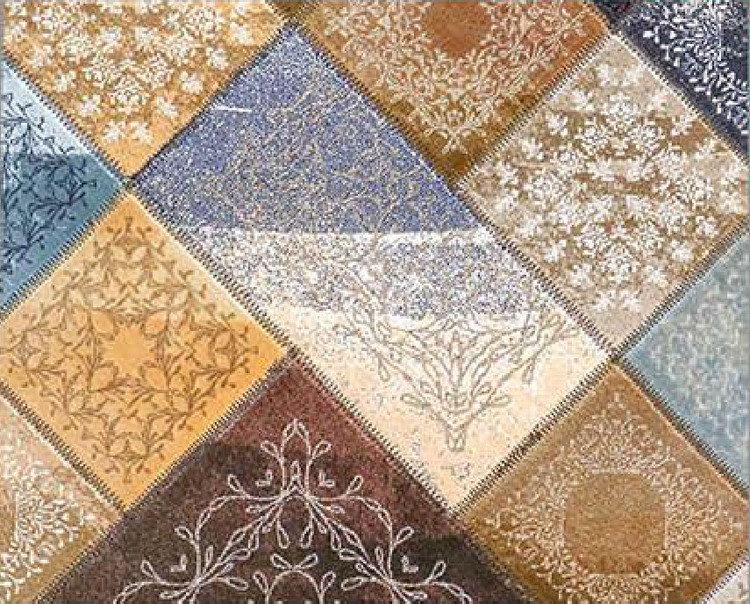 فرش چهل تکه 1200 شانه آوا کد 805