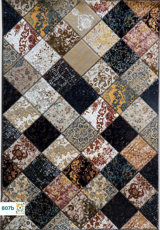 فرش چهل تکه 1200 شانه آوا کد 807