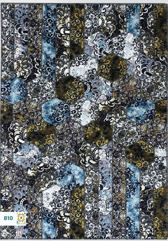 فرش چهل تکه 1200 شانه آوا کد 810