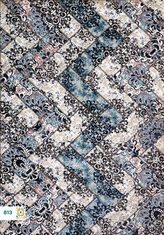 فرش چهل تکه 1200 شانه آوا کد 813