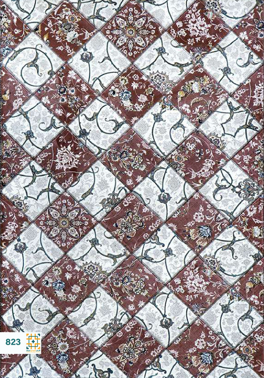 فرش چهل تکه 1200 شانه آوا کد 823