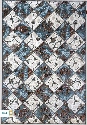 فرش چهل تکه 1200 شانه آوا کد 824