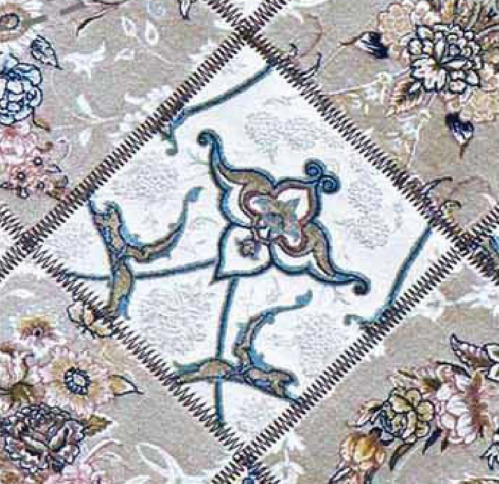 فرش چهل تکه 1200 شانه آوا کد 825