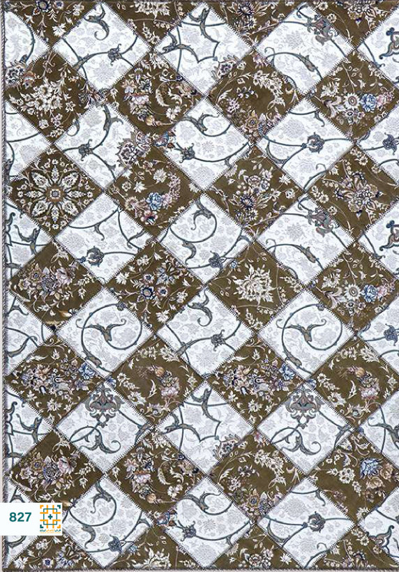 فرش چهل تکه 1200 شانه آْوا کد 827