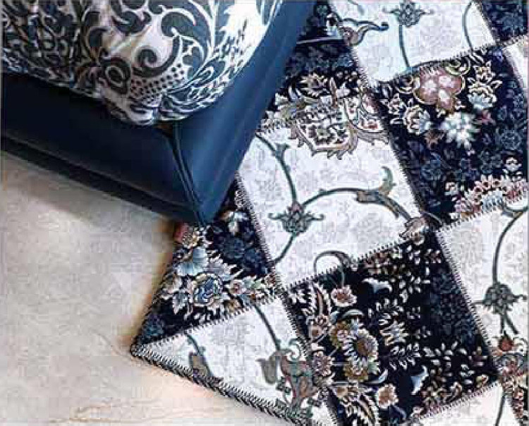 فرش چهل تکه 1200 شانه آوا کد 828