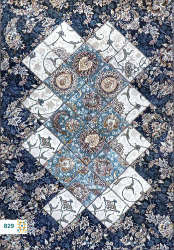 فرش چهل تکه 1200 شانه آوا کد 829