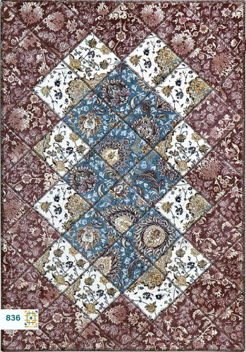 فرش چهل تکه 1200 شانه آوا کد 836