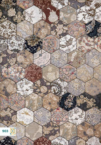 فرش چهل تکه 1200 شانه کاج کد 903