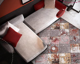 فرش چهل تکه 1200 شانه کاج کد 1006