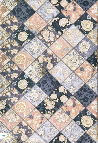 فرش چهل تکه 1200 شانه رویال کد 751