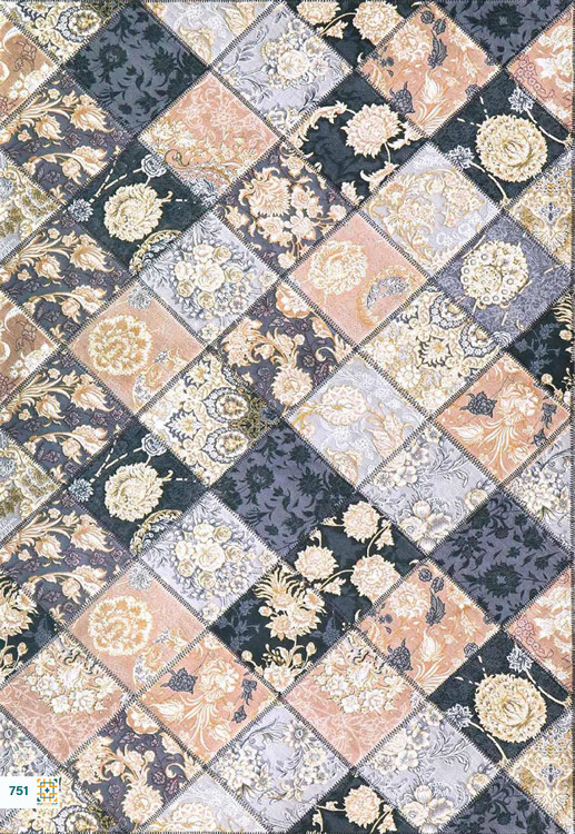 فرش چهل تکه 1200 شانه رویال کد 751