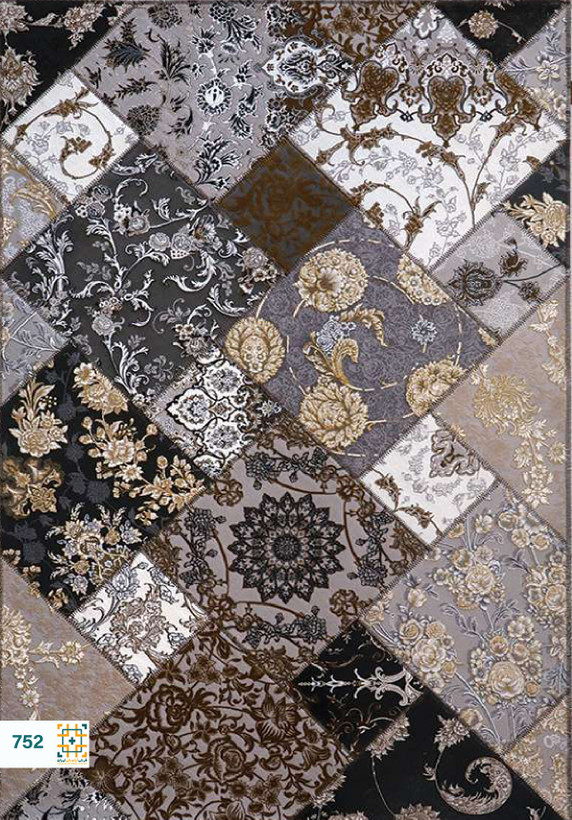 فرش چهل تکه 1200 شانه رویال کد 752