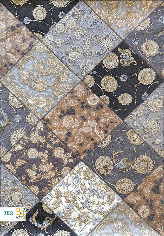 فرش چهل تکه 1200 شانه رویال کد 753