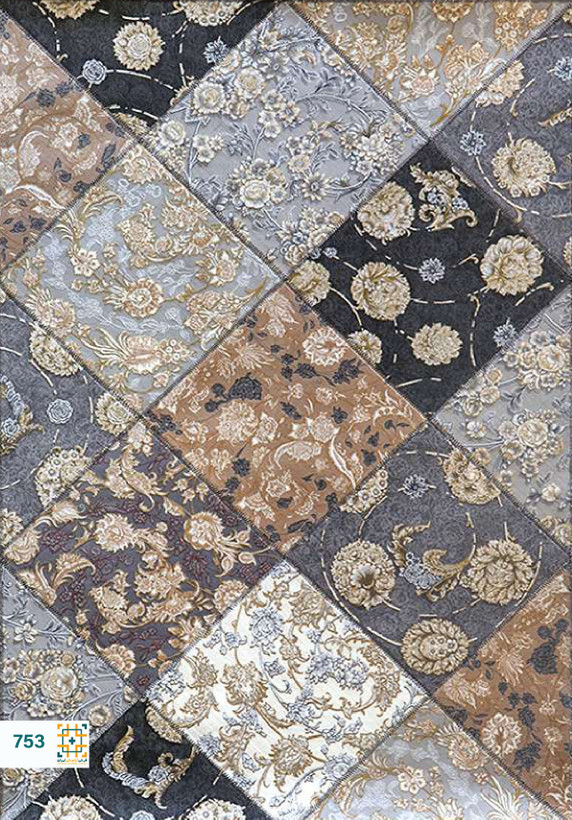 فرش چهل تکه 1200 شانه رویال کد 753