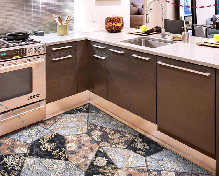 فرش چهل تکه 1200 شانه رویال کد 756