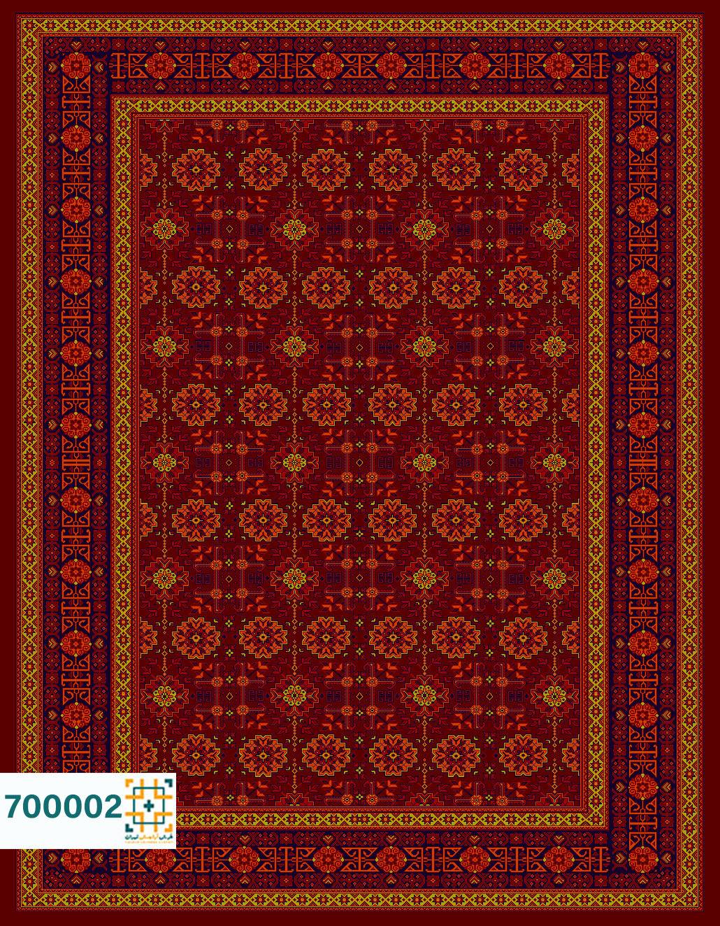 فرش 700 شانه شمس کد 700002