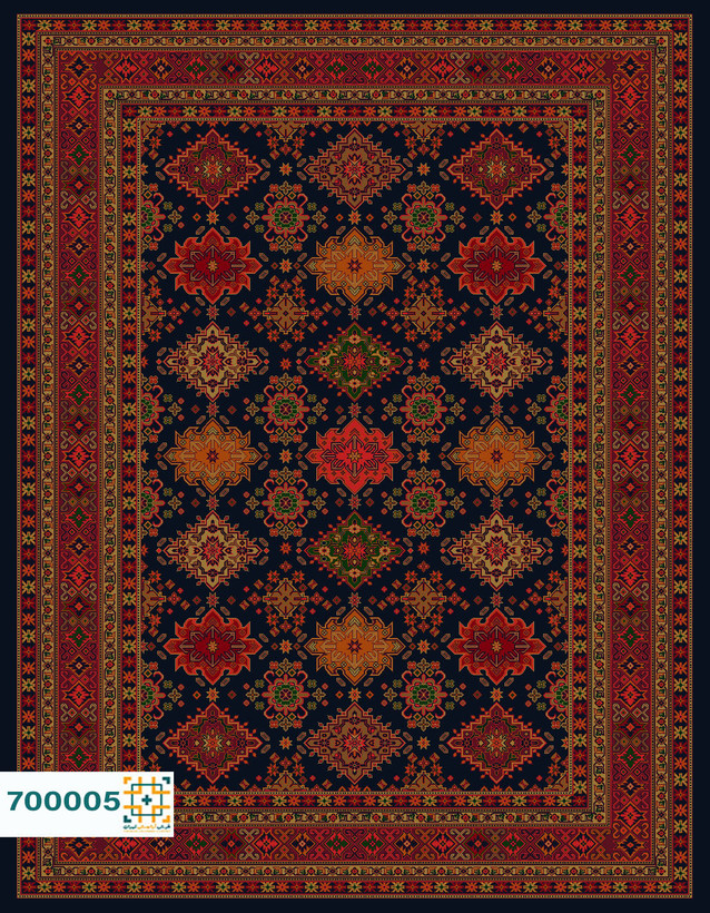 فرش 700 شانه شمس کد 700005