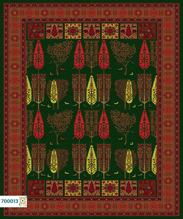 فرش 700 شانه شمس کد 7000013