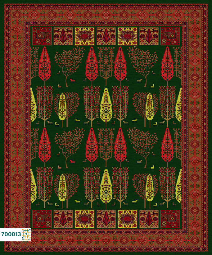 فرش 700 شانه شمس کد 7000013