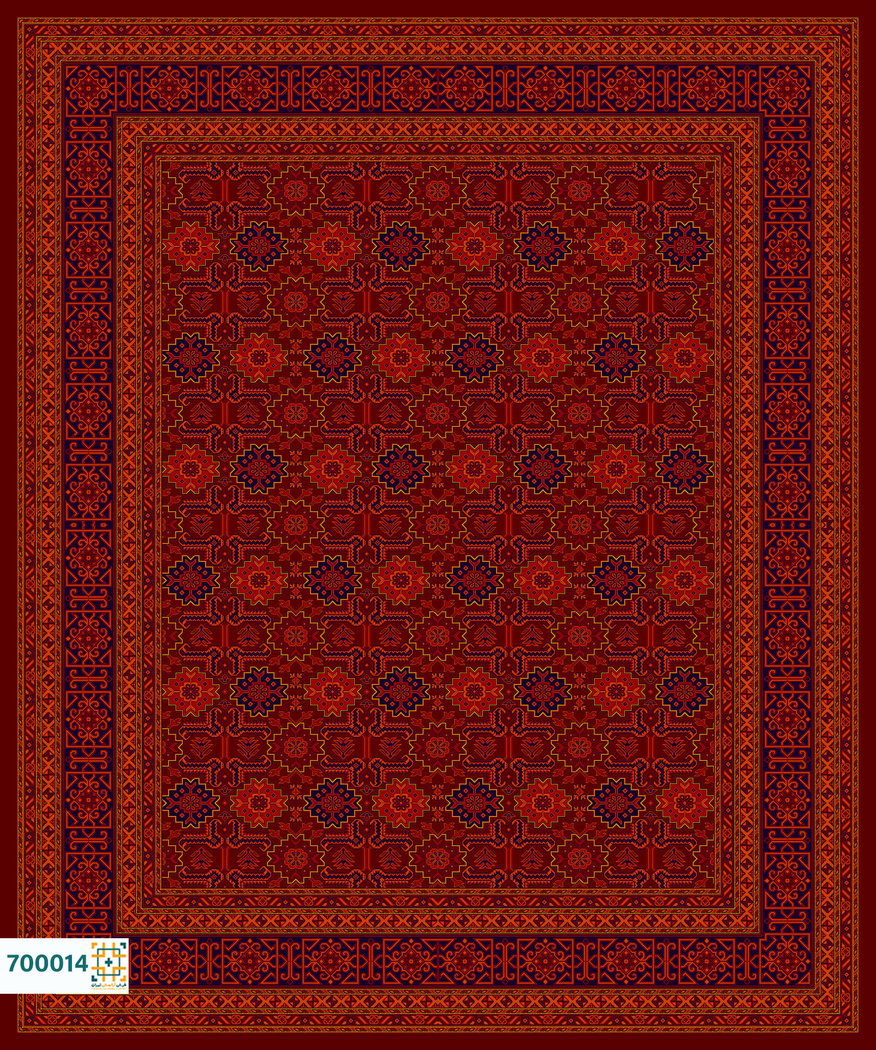 فرش 700 شانه شمس کد 700014