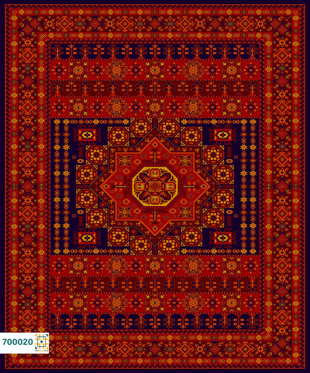 فرش 700 شانه شمس کد 700020