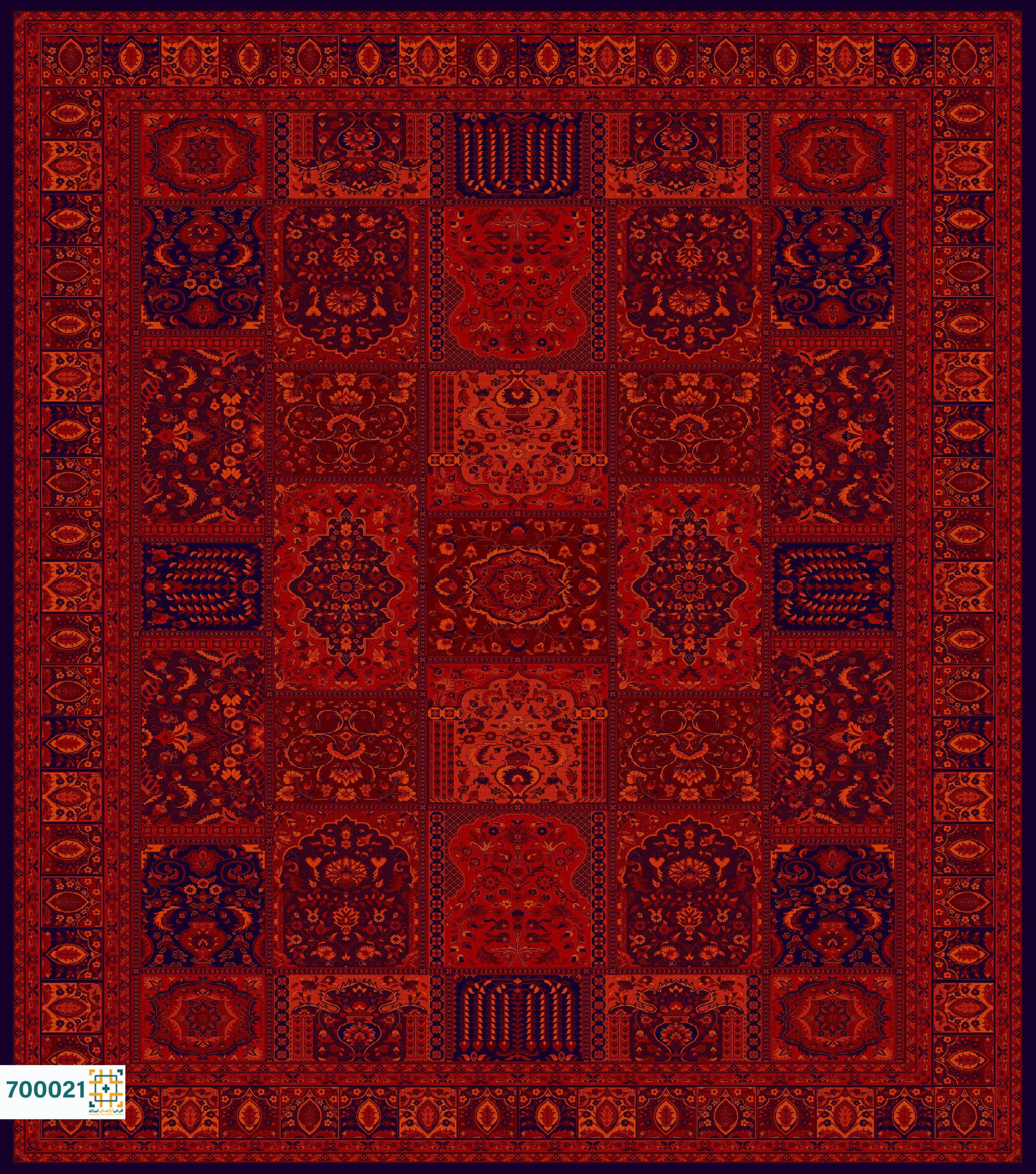 فرش 700 شانه شمس کد 700021