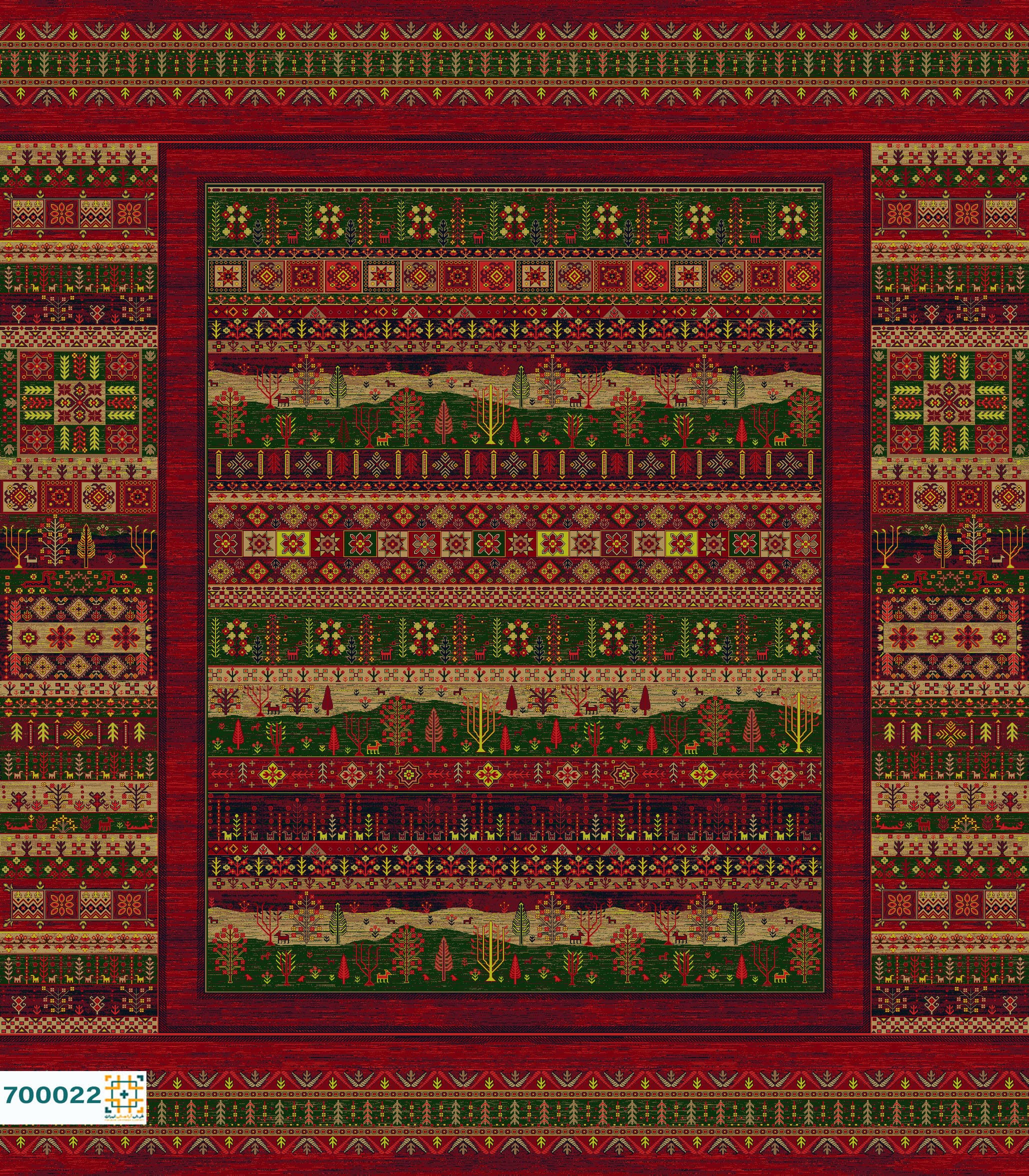 فرش 700 شانه شمس کد 700022