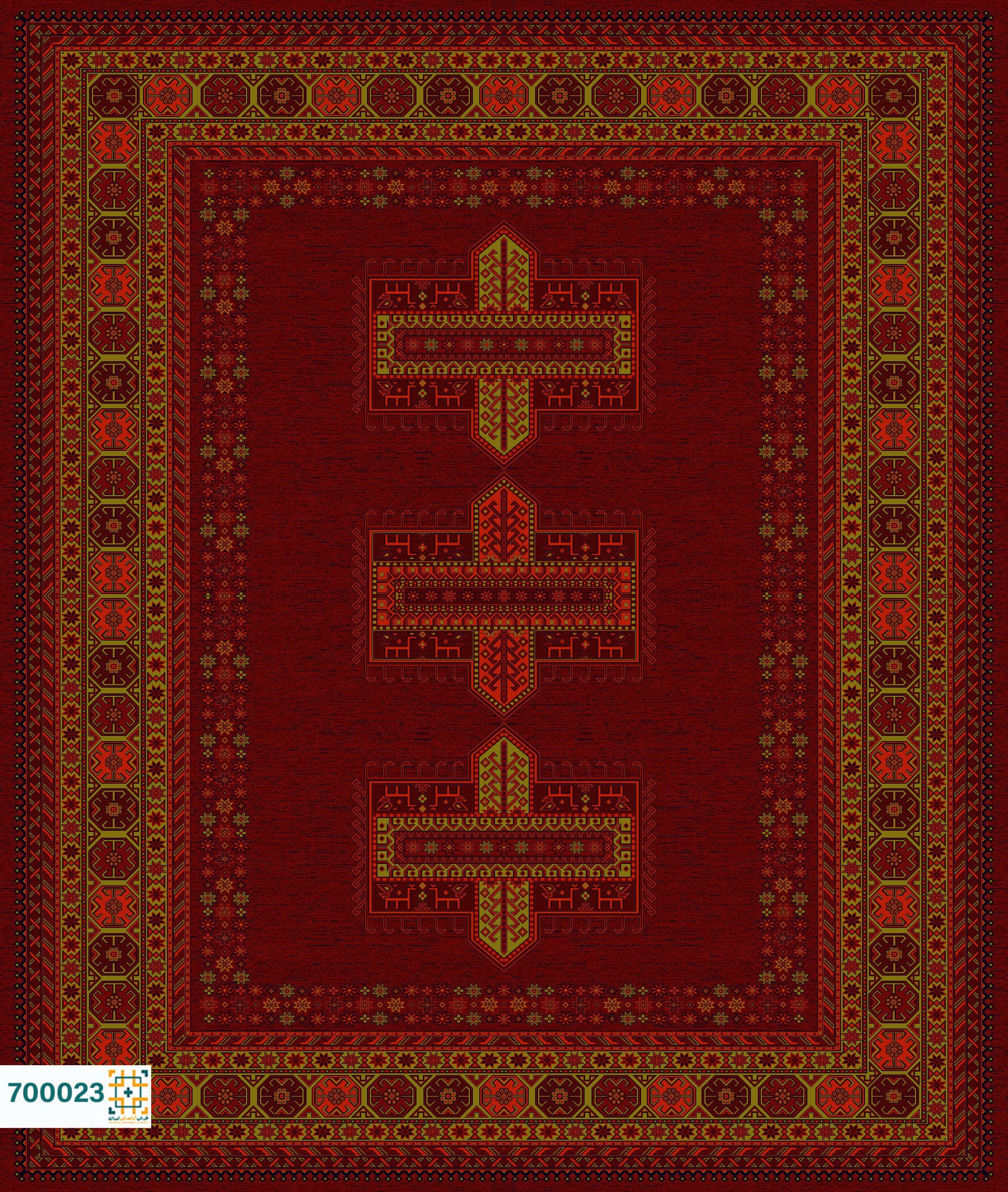 فرش 700 شانه شمس کد 700023