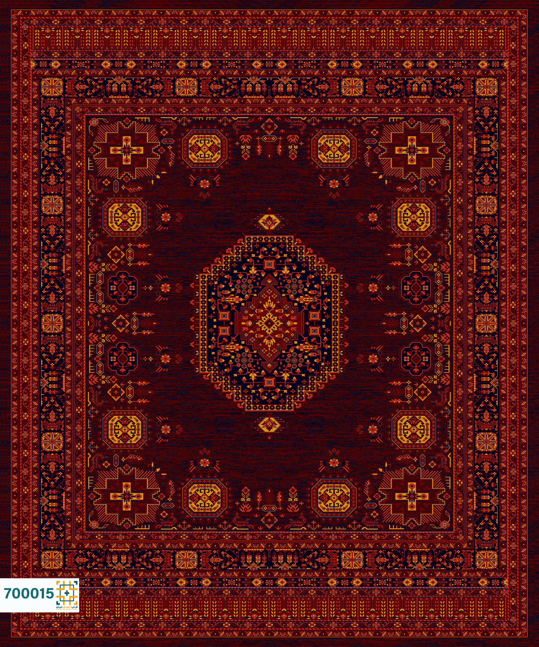 فرش 700 شانه شمس کد 700015