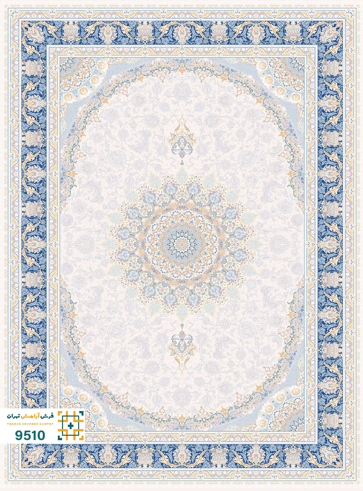 فرش 1200 شانه لکسون کد 9510