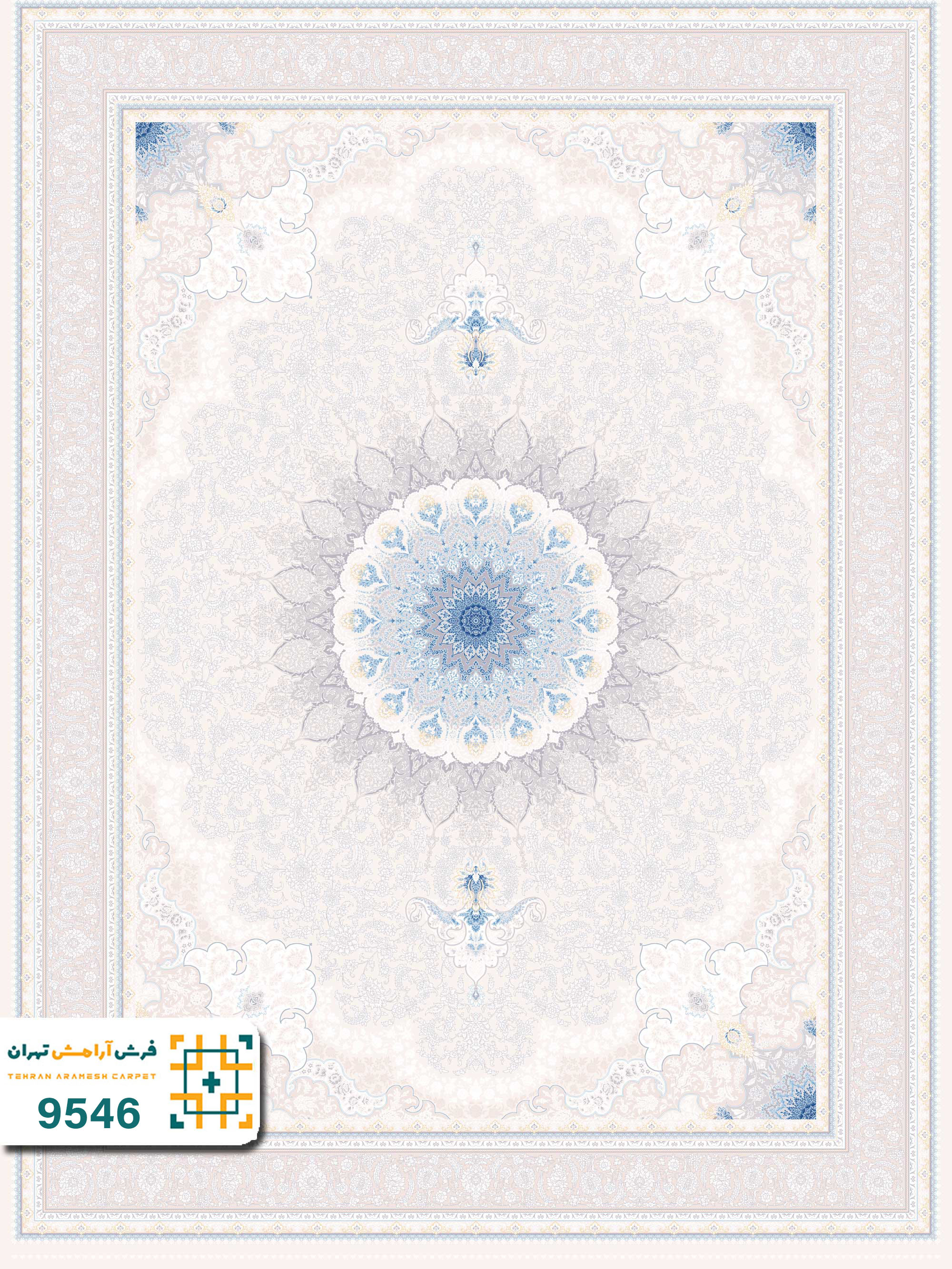 فرش 1200 شانه  لکسون کد 9546