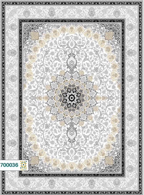 فرش 700 شانه ترنج کد 700036